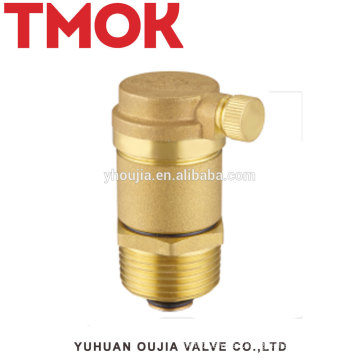 Válvula de ventilación neumática de solenoide de latón sin plomo, normalmente cerrada